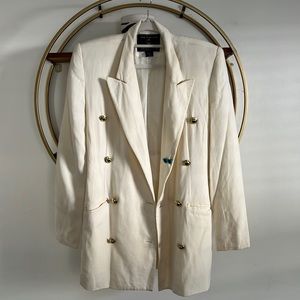 The Limited Collection Vintage Cream Colored Blazer